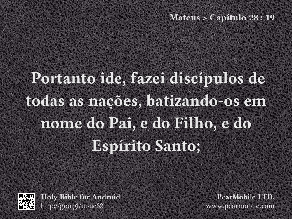 Mateus, Capítulo 28:19
